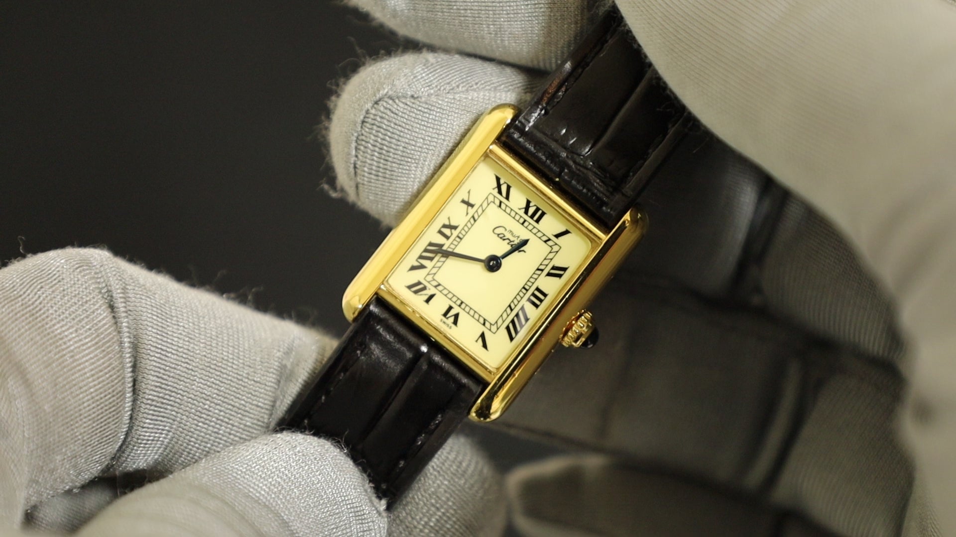 カルティエ マストタンク SM W1003153 / 1613 クォーツ Cal.057 SV925