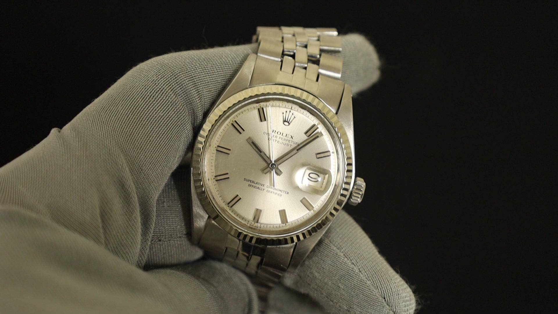 ロレックス デイトジャスト 1601 ワイドボーイ 自動巻き Cal.1570 SS