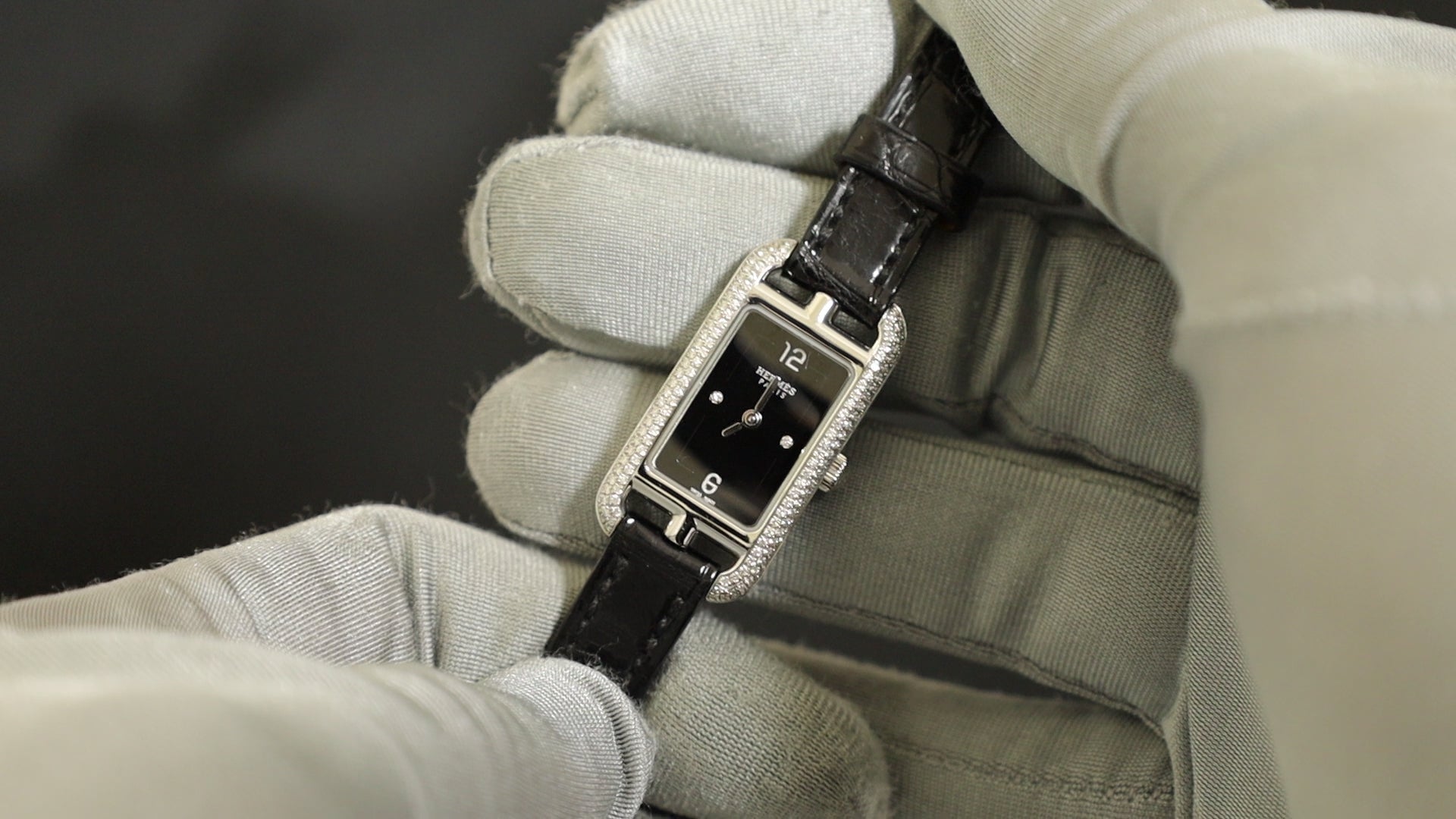 エルメス ナンタケット NA2.130 クォーツ SS 純正革ベルト（A刻印