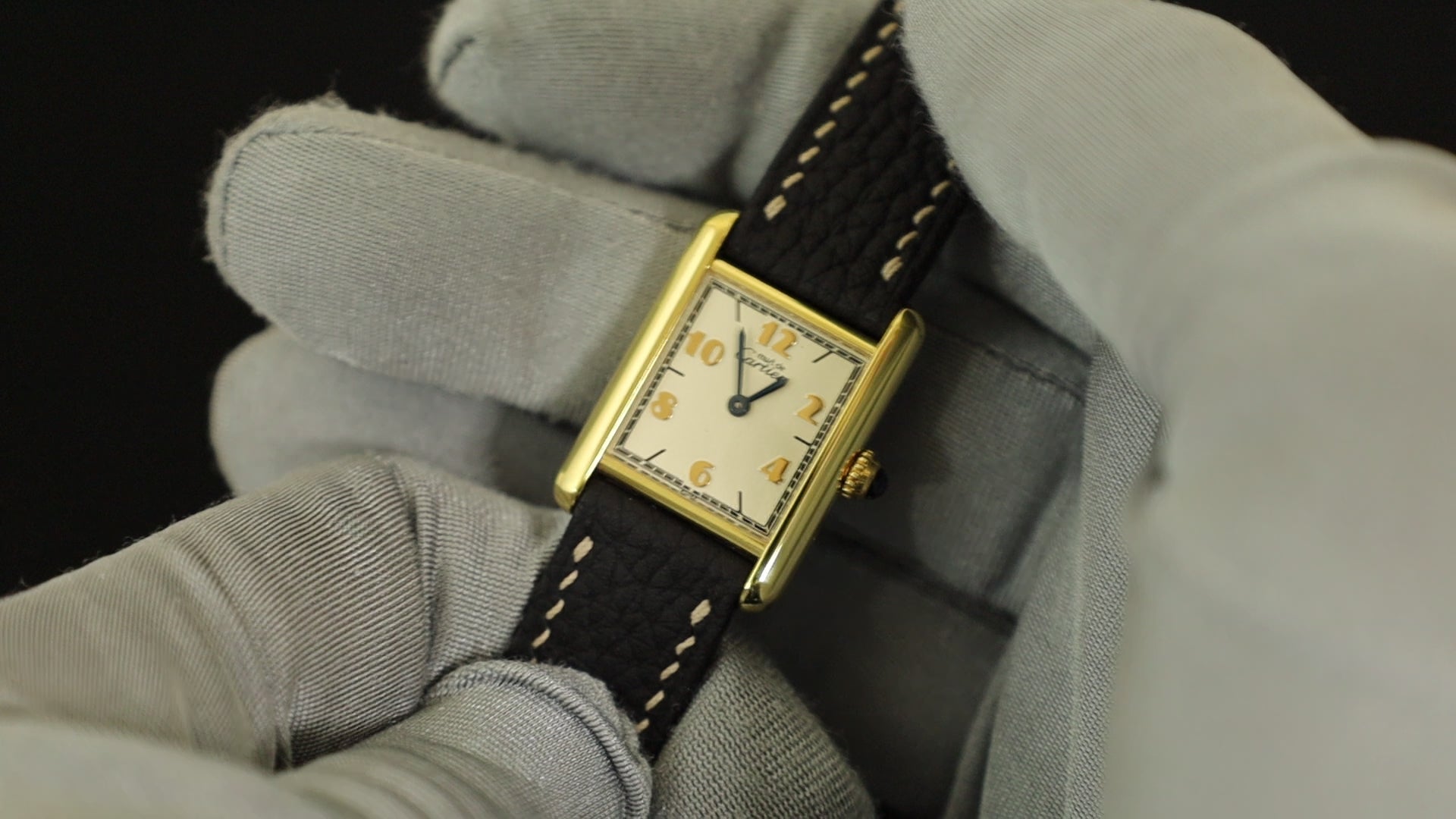 外装新品仕様 カルティエ マストタンクSM クォーツ 腕時計 稼働 A367 カルティエ マストタンク SM QZ ホワイトローマン文字盤 箱 | 東京銀座