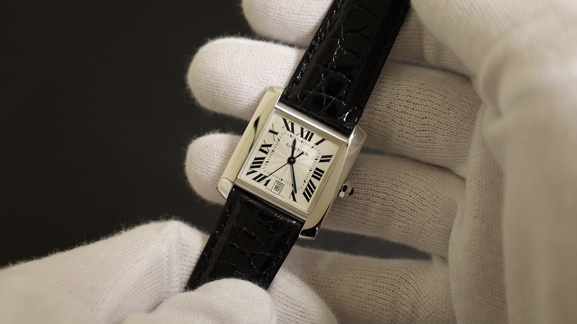 カルティエ タンクフランセーズ LM W50011S3 / 2366 自動巻き Cal