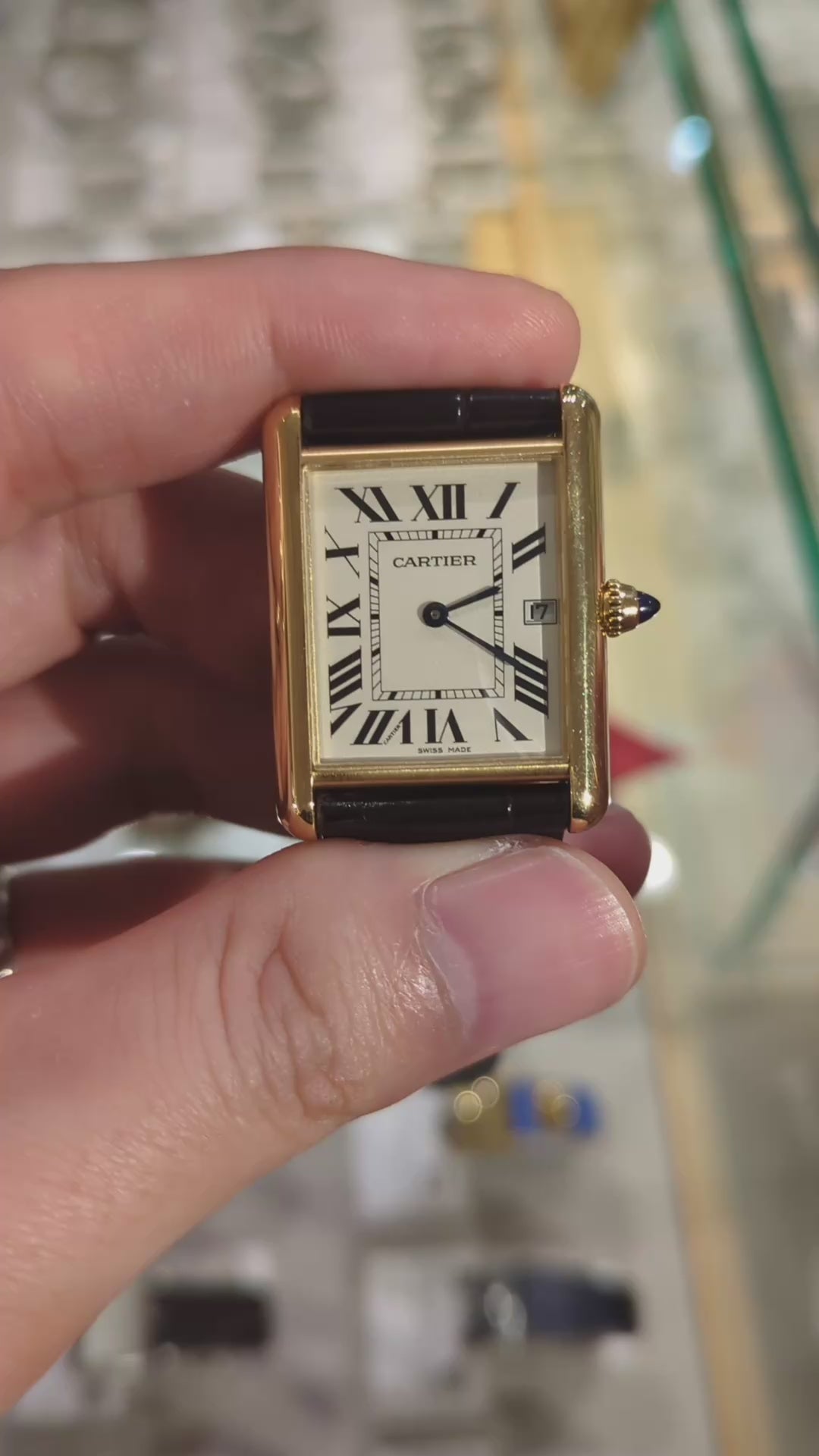 10/17まで【カルティエケア入力確認】 Cartier タンクルイ LM カルティエ/タンクルイカルティエLM/PARIS/ホワイトローマン