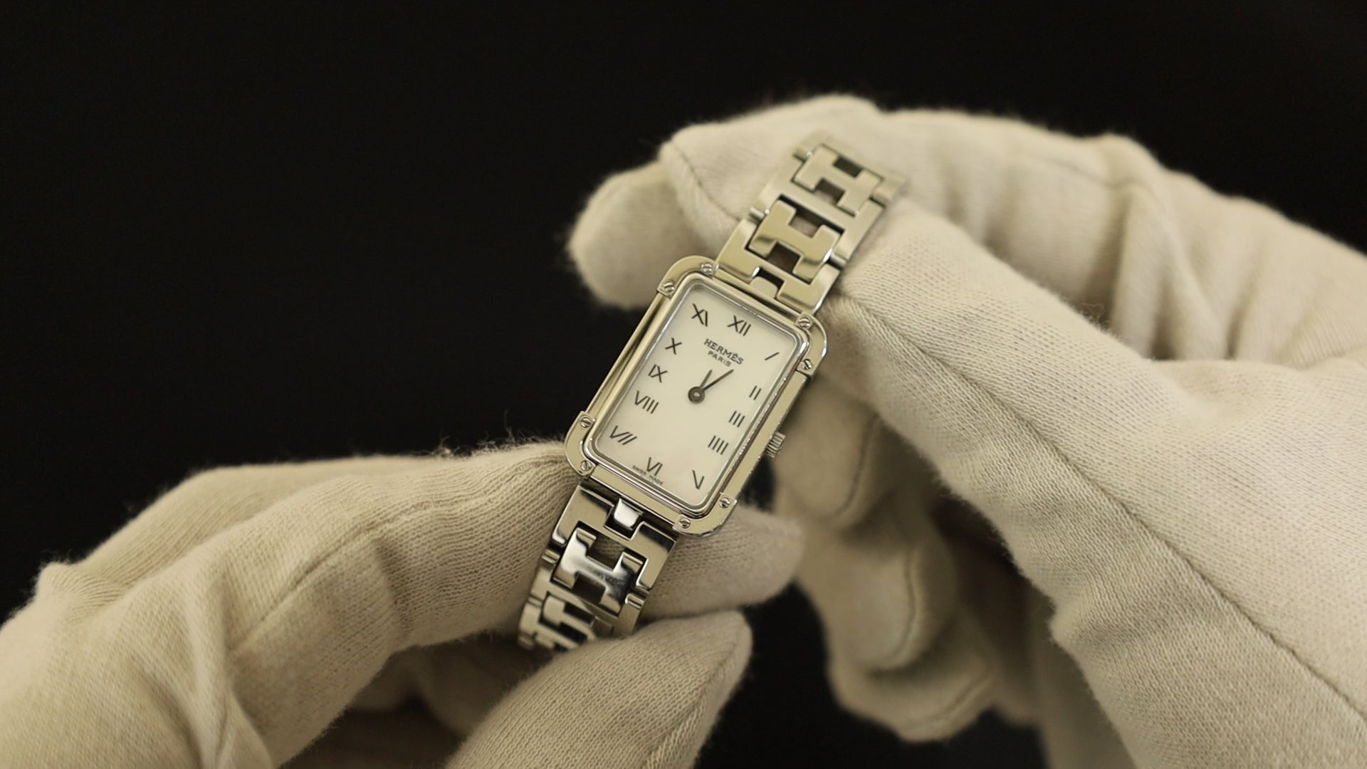 エルメス クロアジュール CR2.210 クォーツ Cal.976.001 SS SS