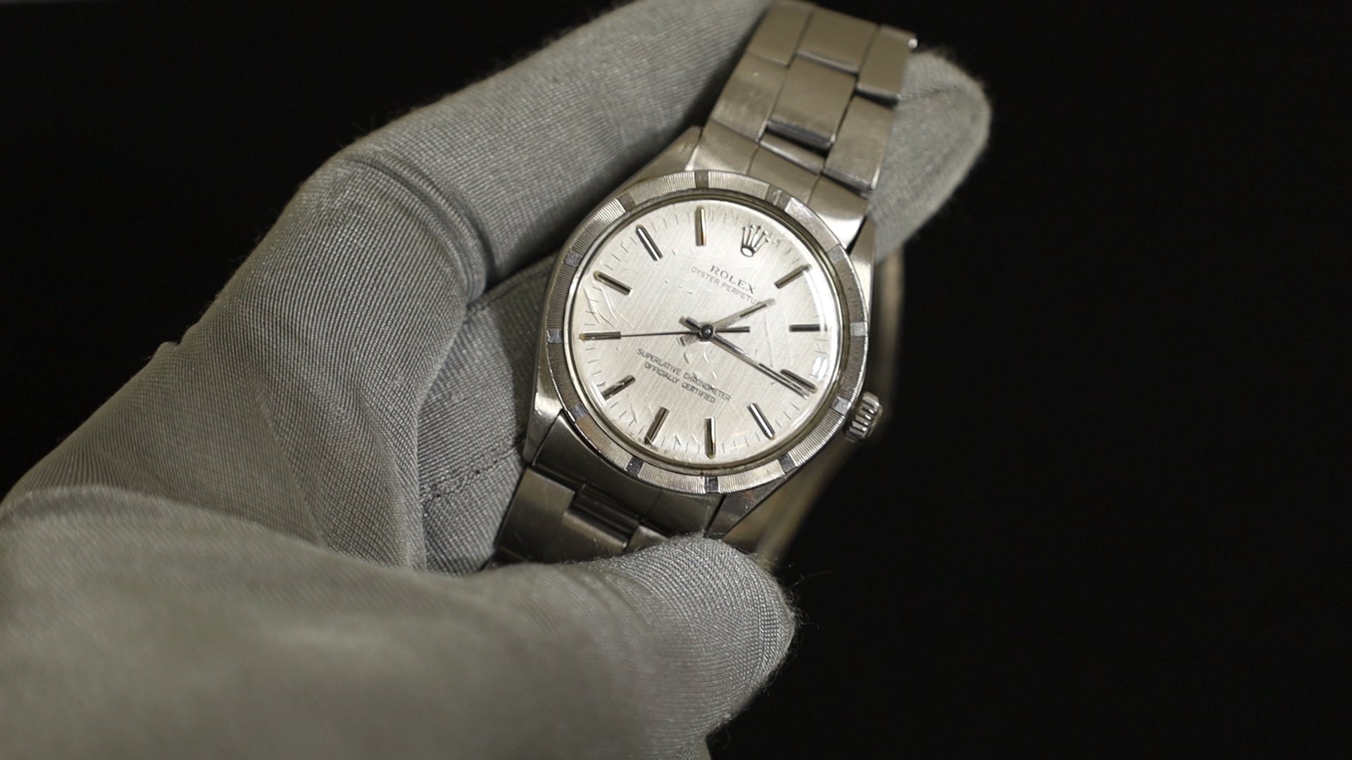 ロレックス オイスターパーペチュアル 1007 自動巻き Cal.1570 SS SS