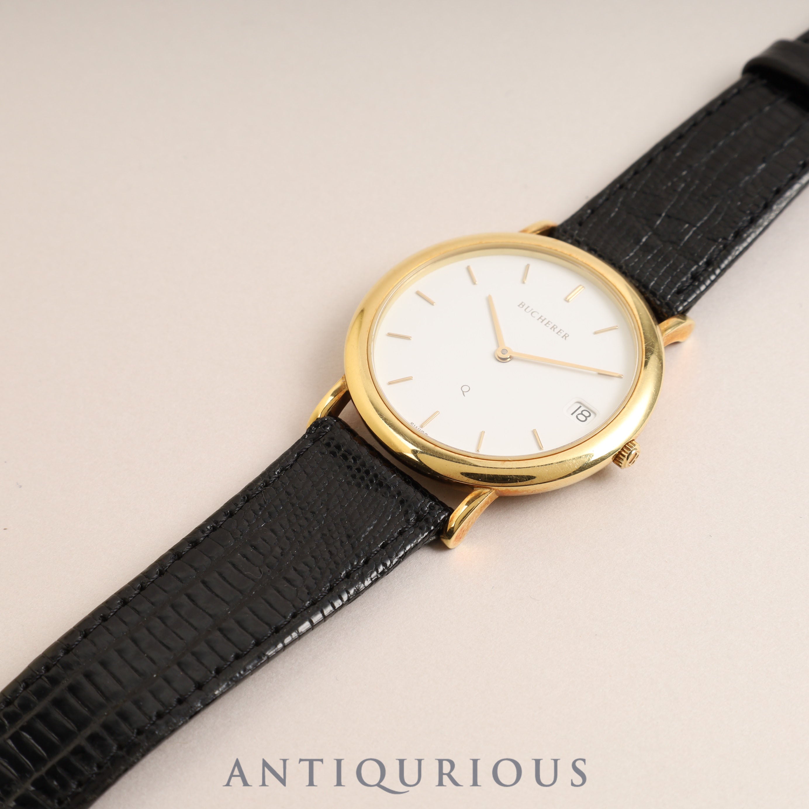 BUCHERER BUCHERER ROUND 18KYG 255.020 | 東京銀座のヴィンテージウォッチ専門店 -  ANTIQURIOUS(アンティキュリオス)