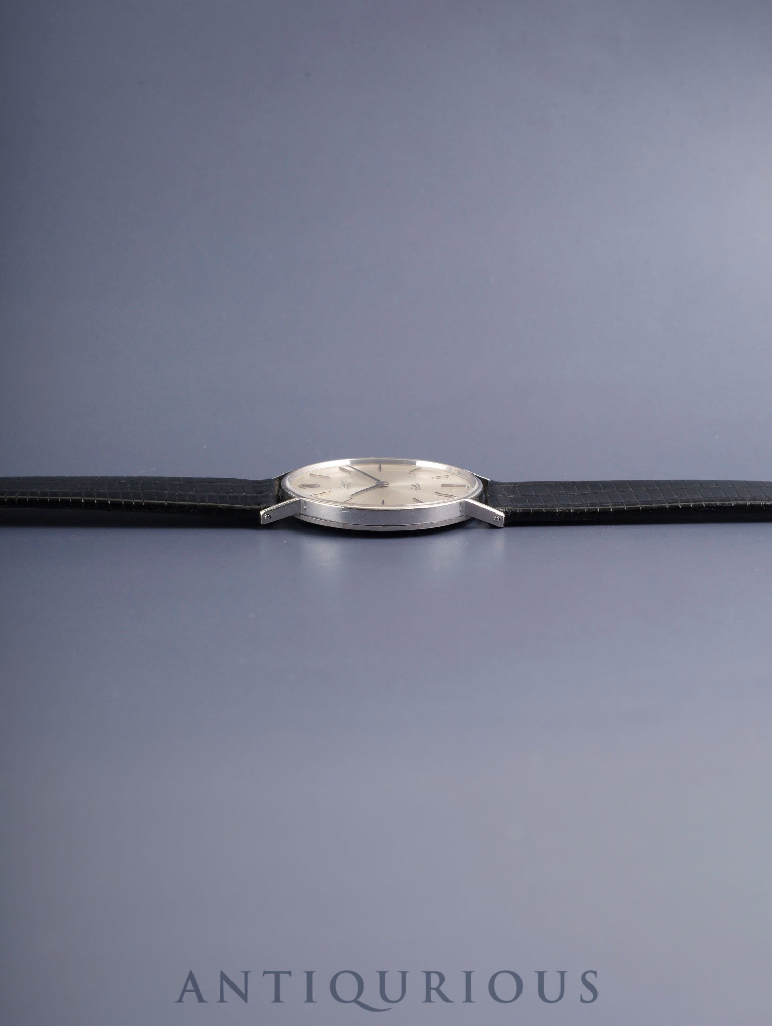 Rolex Cellini 3833 Manual Winding Cal. 1600 750WG Leather Strap Original Pin Buckle (SS) Silver Dial (SWISS / σ markings) Unknown Serial Number Overhauled