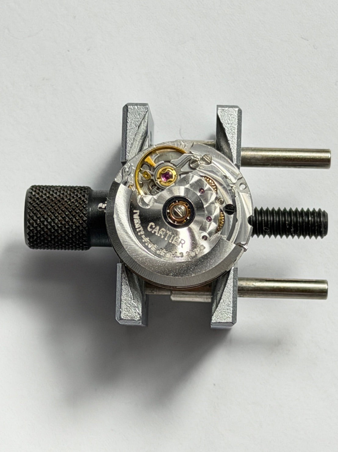 カルティエ サントス オクタゴン SM 8170 自動巻き Cal.ETA2670 750YG 750YG ホワイトローマン文字盤 （SWISS表記） 箱（外箱劣化 / 内部変色）冊子 オーバーホール済み