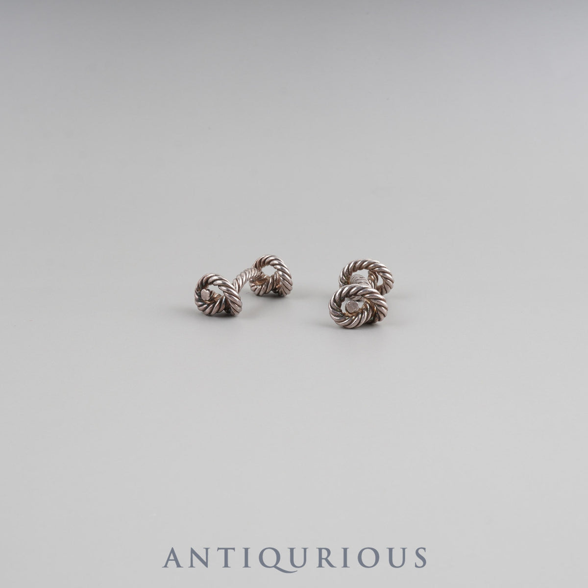 Hermes Cufflinks Rope Motif SV925