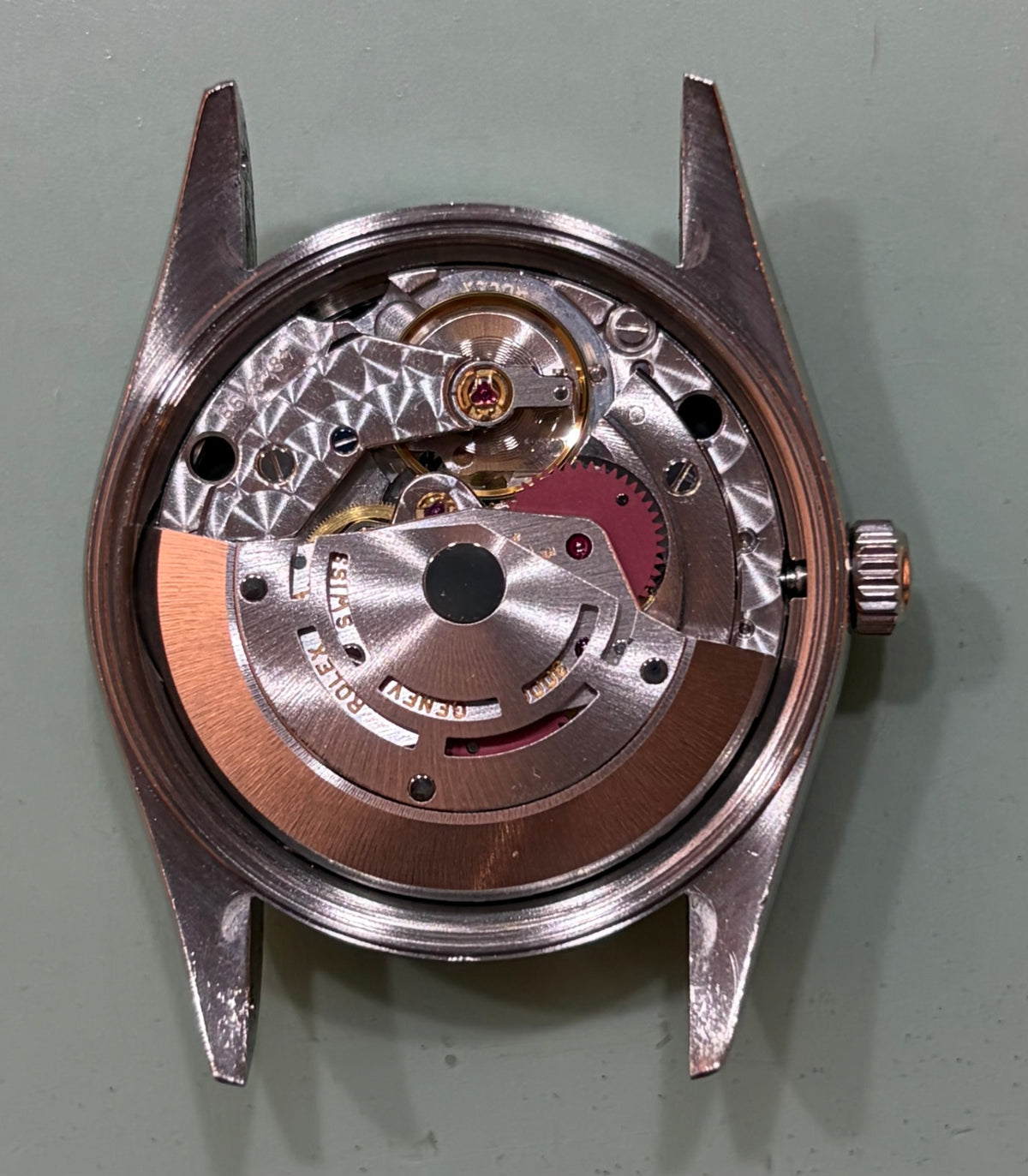 ロレックス エアキング 14000 自動巻き Cal.3000 SS SS ブラック文字盤（T SWISS MADE T表記） U番台（1997年）保証書（1999年）タグ  オーバーホール済み