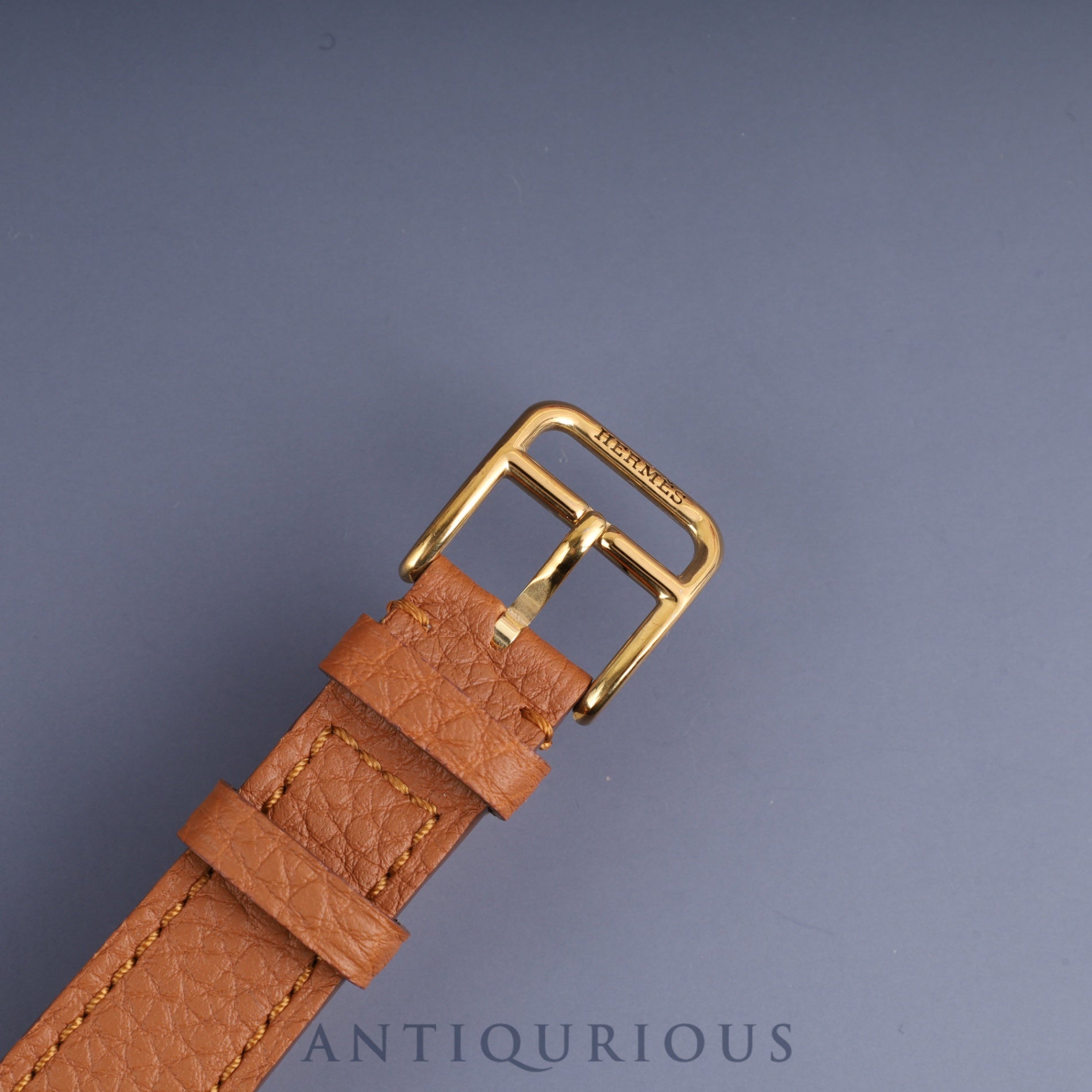 Hermes H Watch HH1.201.130 Quartz Cal.901.001 SS Leather Genuine Buckle (SS) White Dial Box Warranty (2004) Overhauled