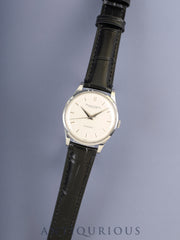 IWC オールドインター ラウンド 自動巻き Cal.C.853 SS 革 社外ピンバックル（SS）シルバー文字盤 オーバーホール済み アイダブリュシー