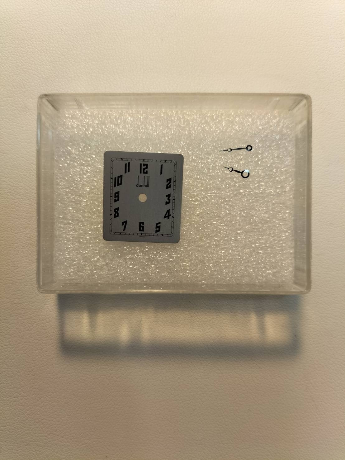 ダンヒル センテナリー 手巻き SS 革 純正尾錠（SS）シルバー文字盤 オーバーホール済み