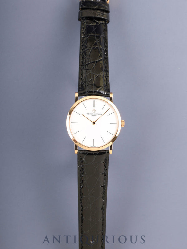 Vacheron Constantin Patrimony 33093/3 000R-0876 Manual Winding Cal.1003/2 750PG Leather Strap Original Pin Buckle (750PG) White Dial Overhauled