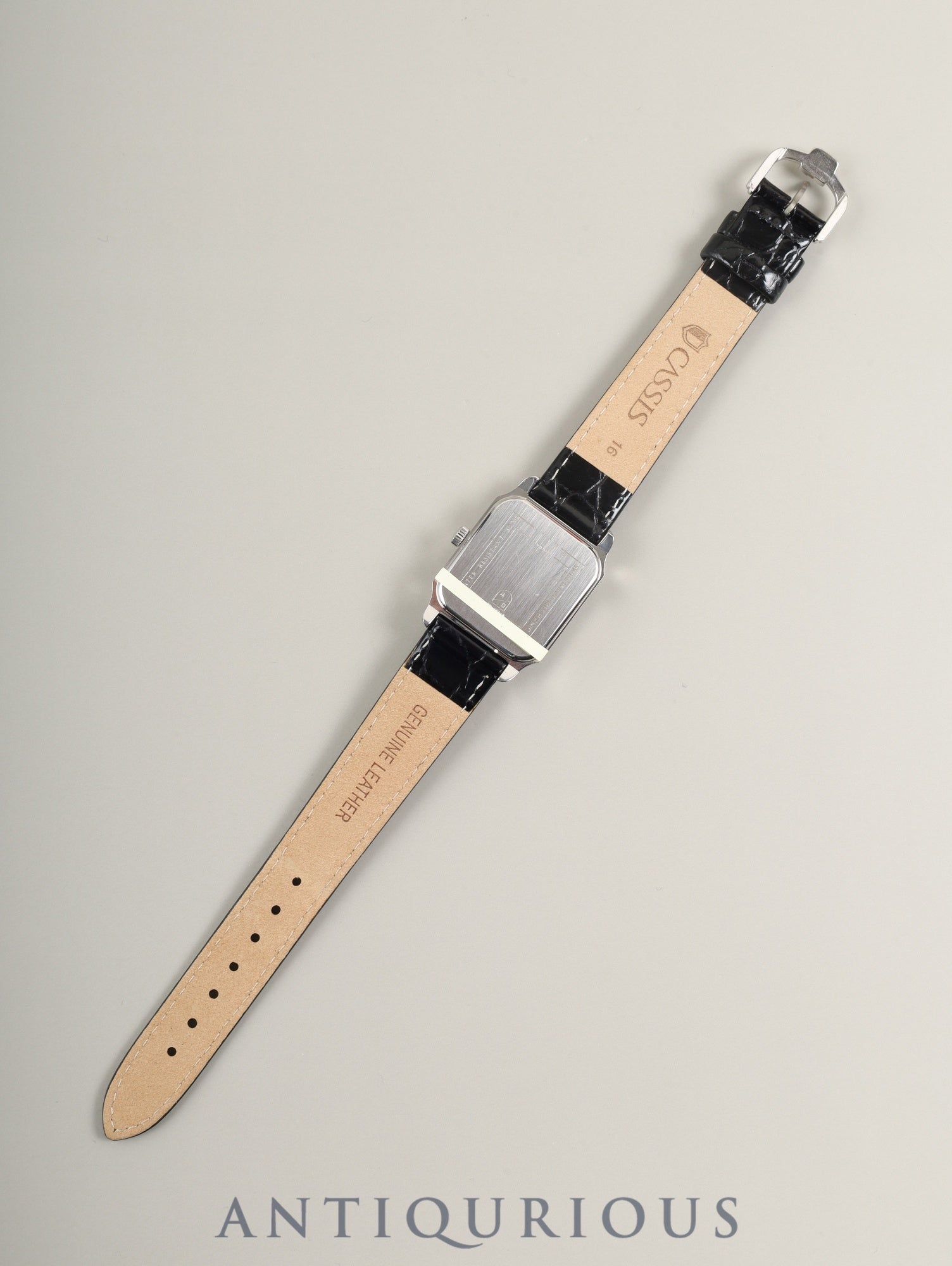 ダンヒル センテナリー 手巻き SS 革 純正尾錠（SS）シルバー文字盤 オーバーホール済み