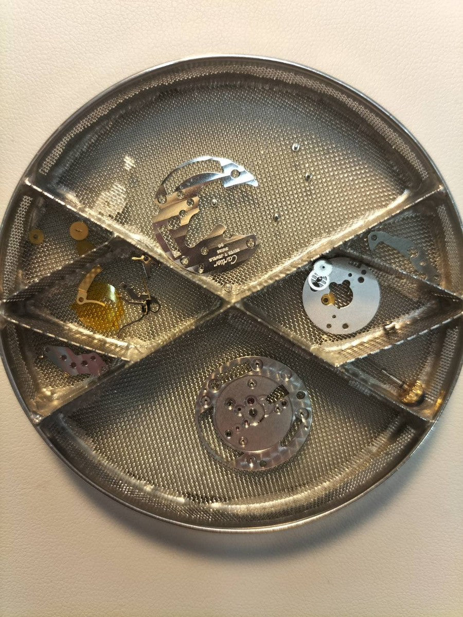 カルティエ マストタンク LM W1002753 / 1615 クォーツ Cal.90 SV925 革 純正尾錠（GP）アイボリーローマン文字盤 オーバーホール済み