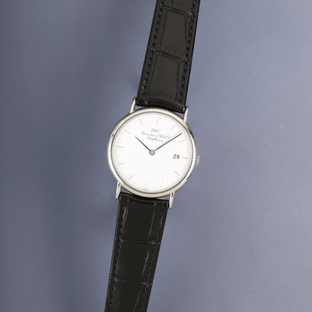 IWC ポートフィノ 3331 クォーツ Cal.IWC2210 SS 革 純正ピンバックル（SS）ホワイト文字盤（SWISS表記）オーバーホール済み アイダブリュシー
