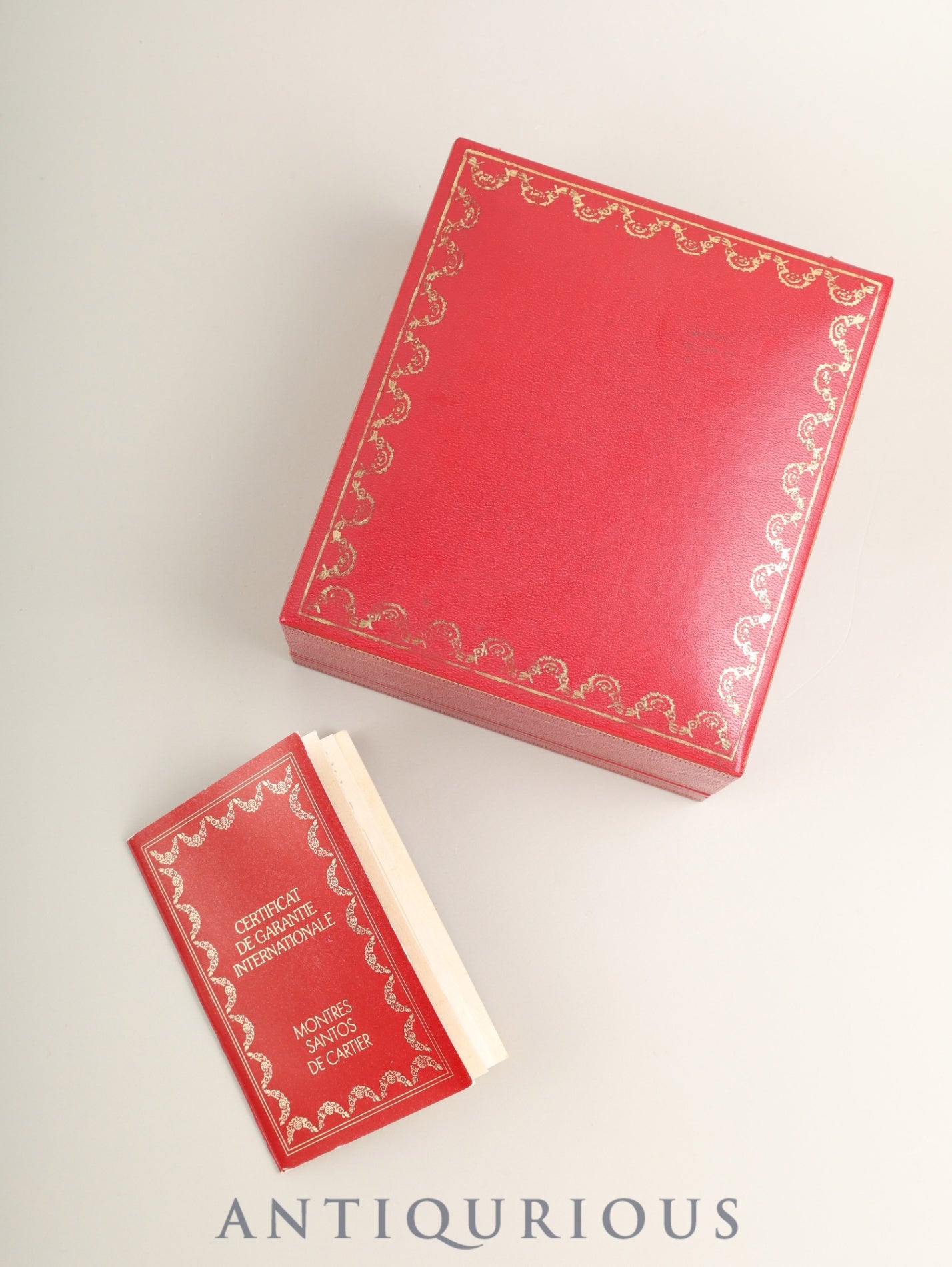 カルティエ サントス オクタゴン SM 187903 クォーツ Cal.87 SS/YG SS/YG アイボリーローマン文字盤（SWISS表記）箱 保証書（1988年）オーバーホール済み