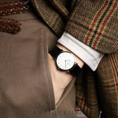 IWC ポートフィノ IW200807 手巻き 750 革 純正尾錠 （SS）ホワイト文字盤 オーバーホール済み アイダブリュシー