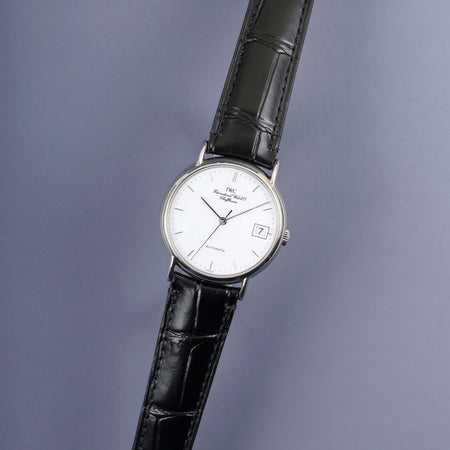 IWC IW351318 ポートフィノ 自動巻き Cal.C37521 SS 革 純正尾錠（SS） ホワイト文字盤 オーバーホール済み アイダブリュシー