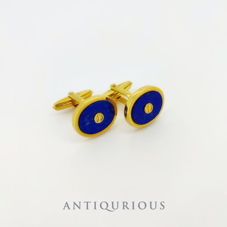 Dunhill cufflinks lapis lazuli