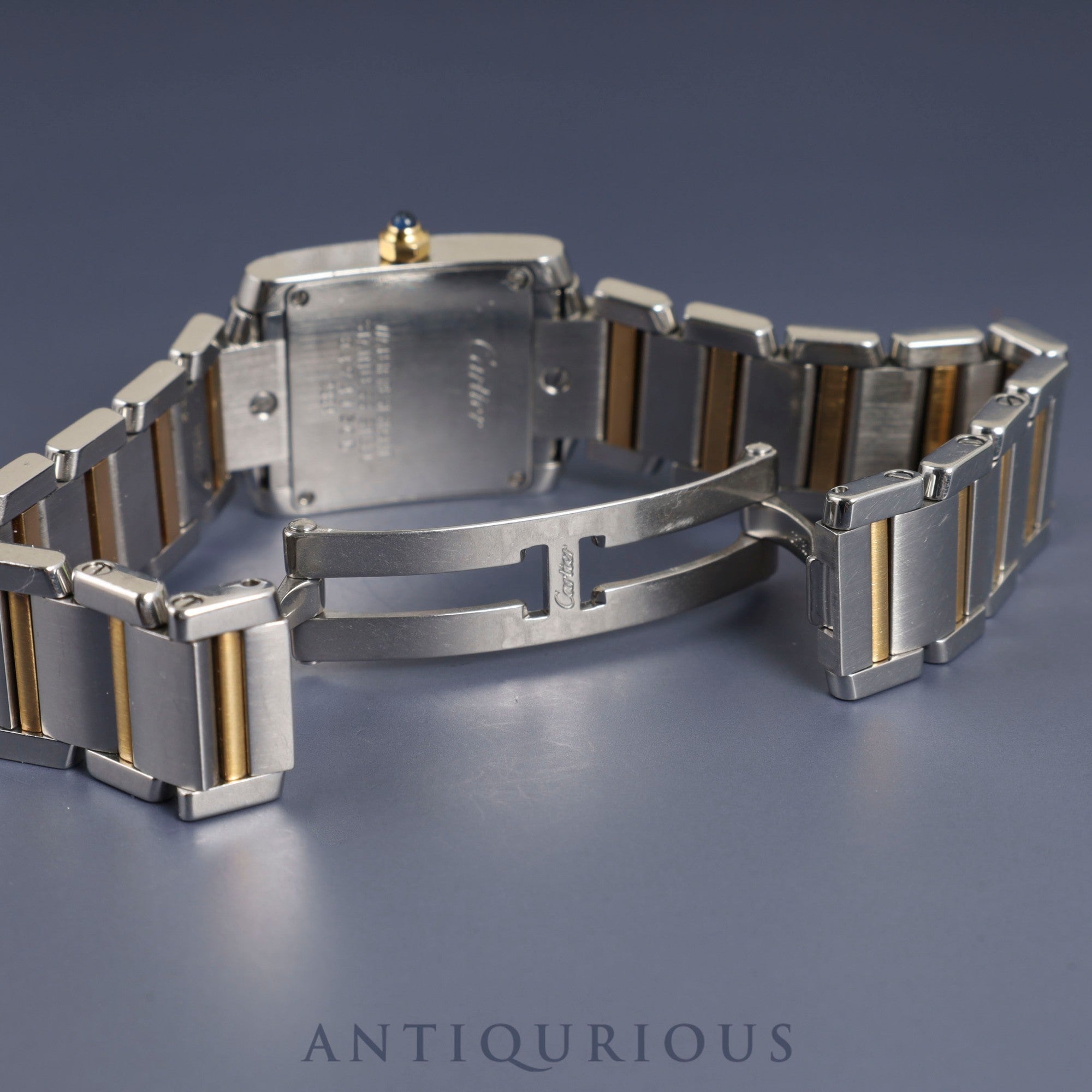 Cartier Tank Francaise SM W51007Q4 / 2384 Quartz Cal.057 SS/YG SS/YG White Roman Dial Box Booklet Warranty (not stated) Overhauled