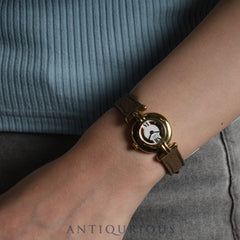 Cartier Must Colisee W1006654 / 590002 Quartz Cal.90.06 SV925 Leather Third party buckle (GP) Trinity dial Box Warranty (1995) Overhauled