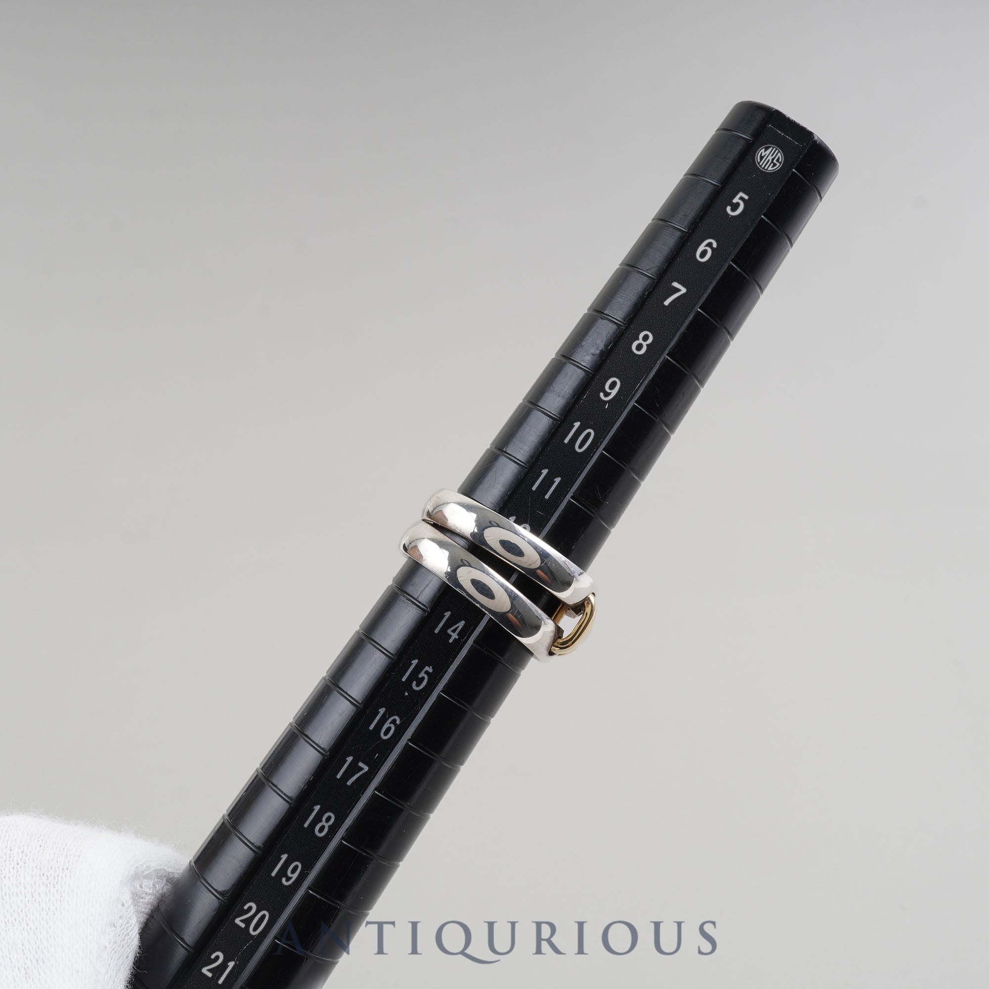 Hermes Ring Olympe Au750 Ag925 #54 Box | 東京銀座のヴィンテージウォッチ専門店 - ANTIQURIOUS