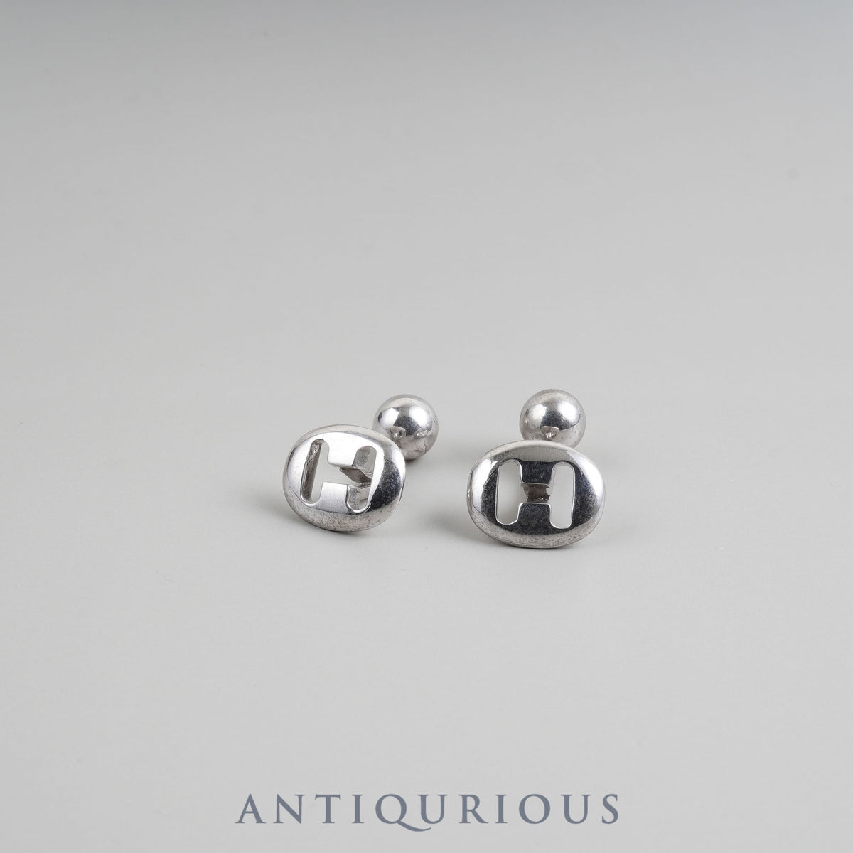 Hermes cufflinks H logo