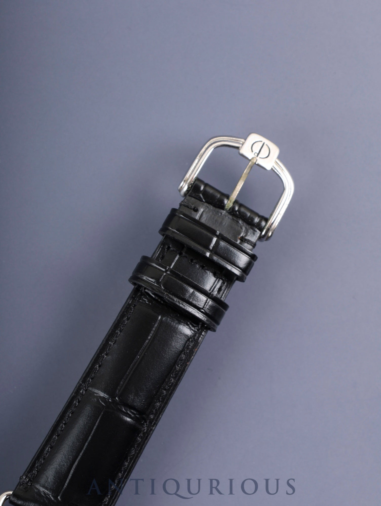 ダンヒル センテナリー スモールセコンド 手巻き SS 革 純正尾錠（SS）シルバーローマン文字盤 オーバーホール済み