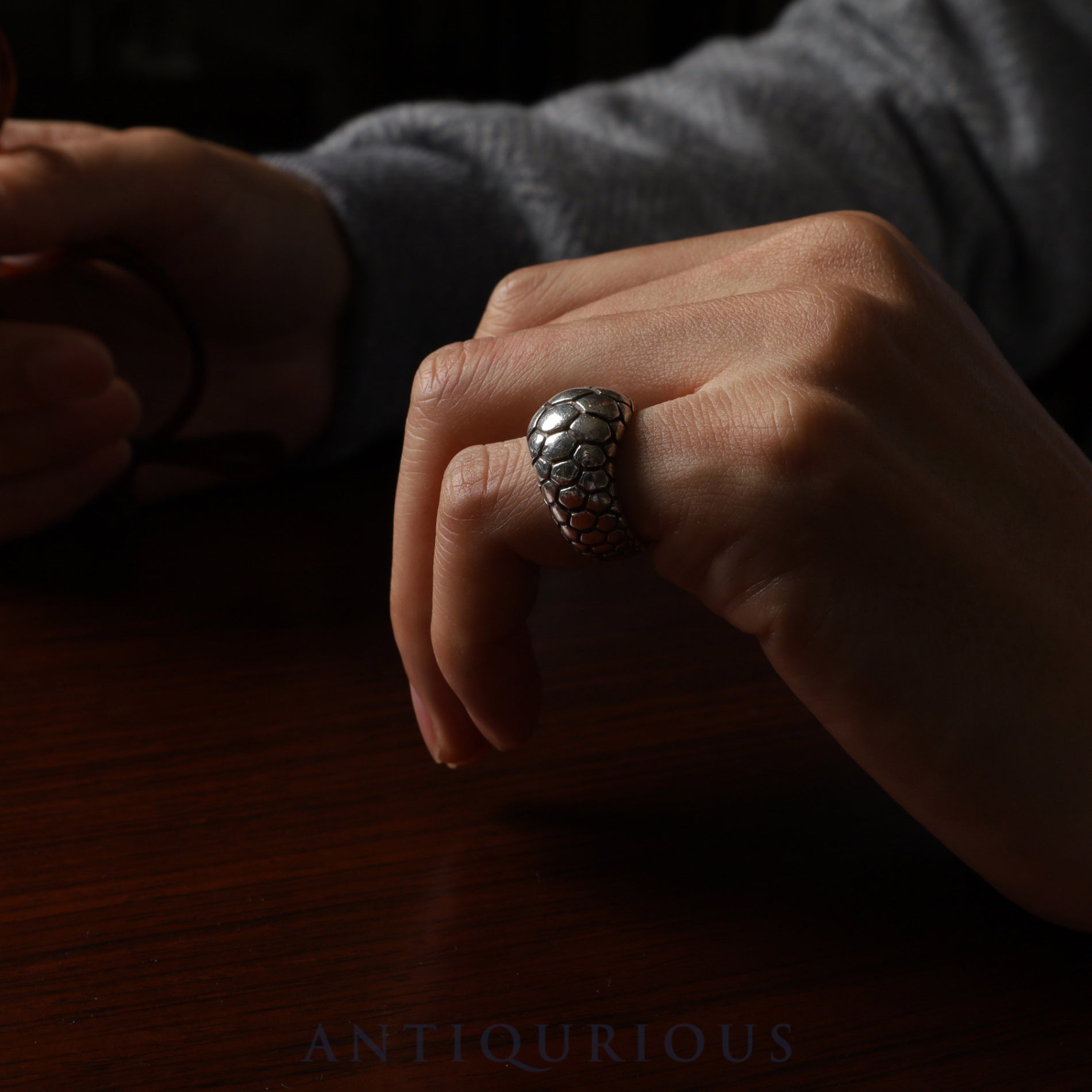 TIFFANY ティファニー リング クロコニロティカス SV925 約9号