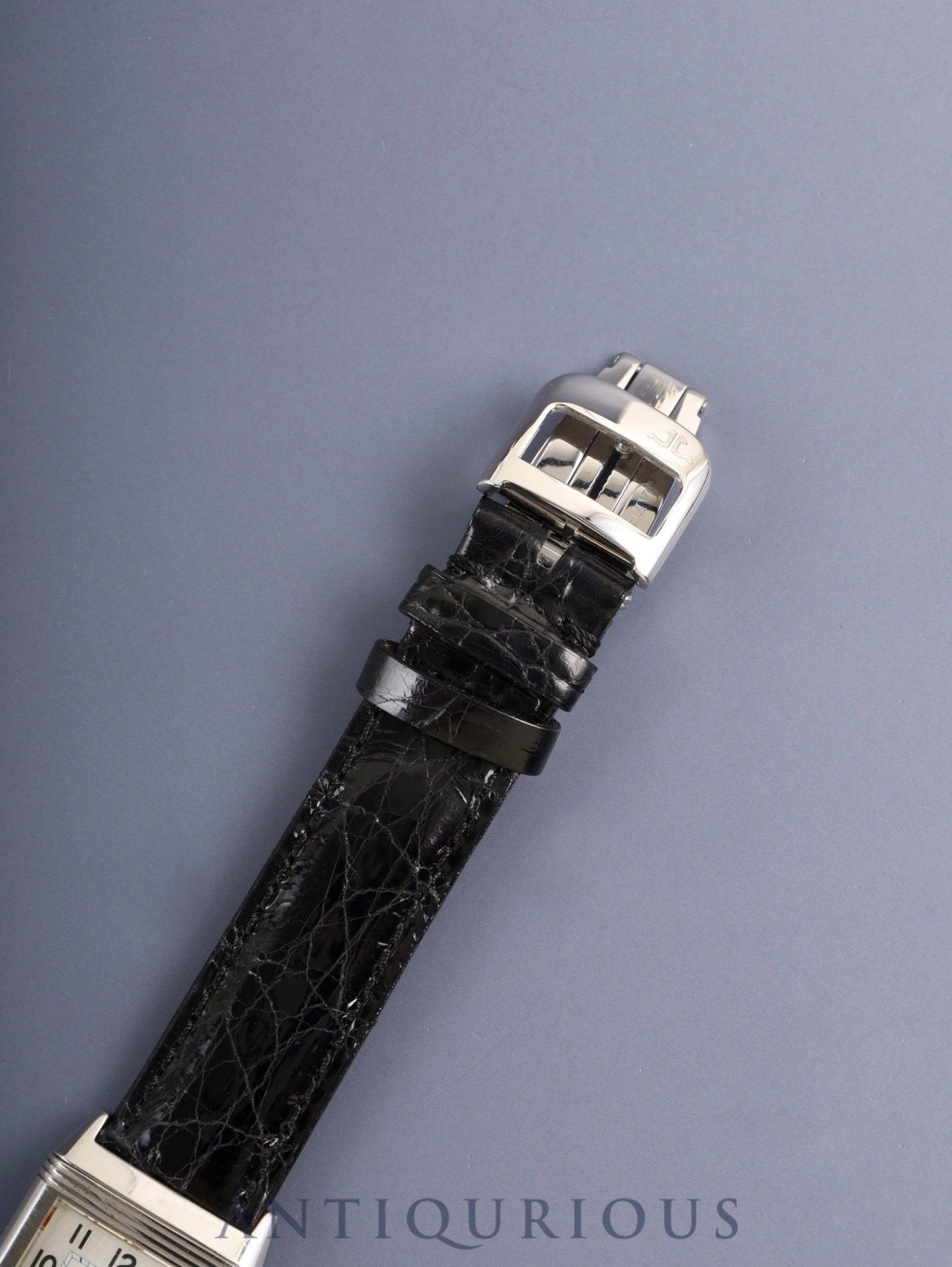ジャガー・ルクルト レベルソ クラシック 250.8.86 手巻き Cal.845 SS 革 純正バックル（SS） シルバーアラビア文字盤（SWISS MADE表記）オーバーホール済み
