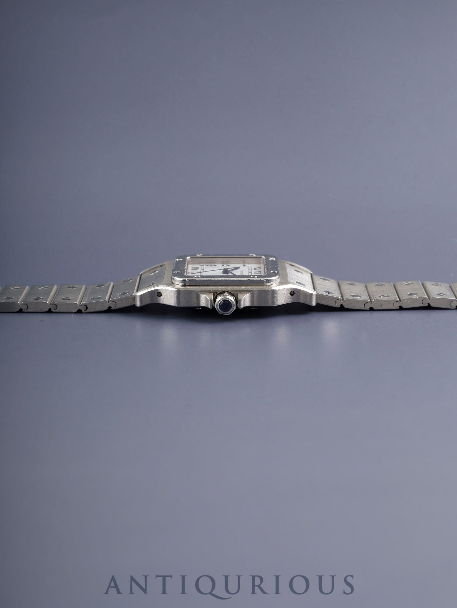 Cartier Santos Carrée LM 2960 Automatic Cal. ETA2671 SS SS White Roman Dial (SWISS marking) Overhauled