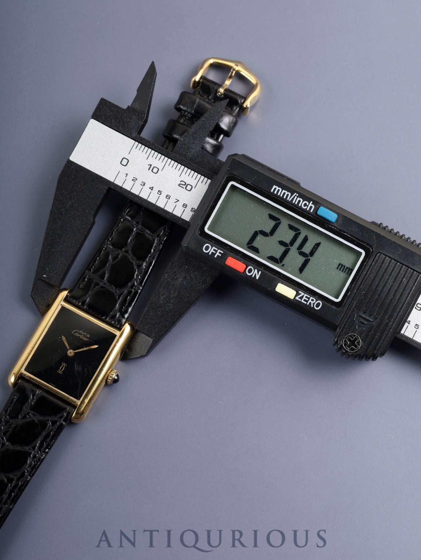 カルティエ マストタンク LM 6 手巻き Cal.78-1 SV925 革 純正ピン
