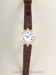 カルティエ ヴァンドーム トリニティ VLC SM 81004 クォーツ Cal.690 750 純正革ベルト 純正尾錠（GP） ホワイトローマン文字盤 純正ベルト （未使用品）オーバーホール済み