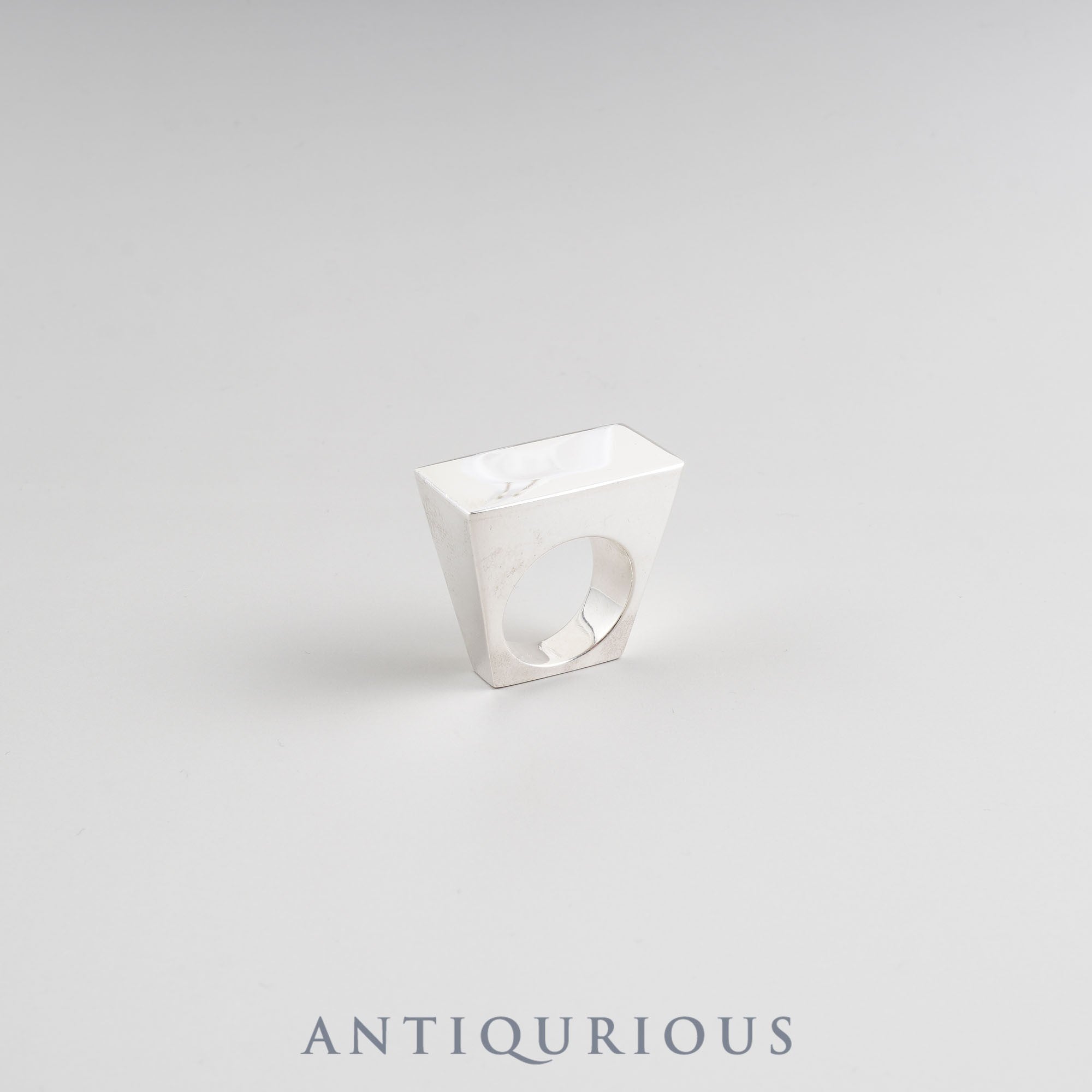 ティファニー リング レクタングルブロック スターリングシルバー 約13号