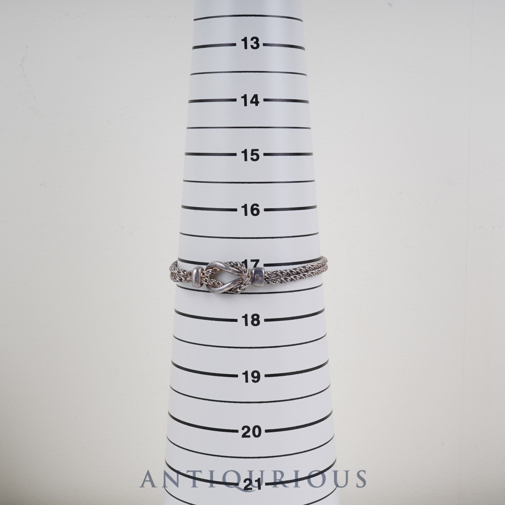 ティファニー ブレスレット センターノットダブルロープ SV925