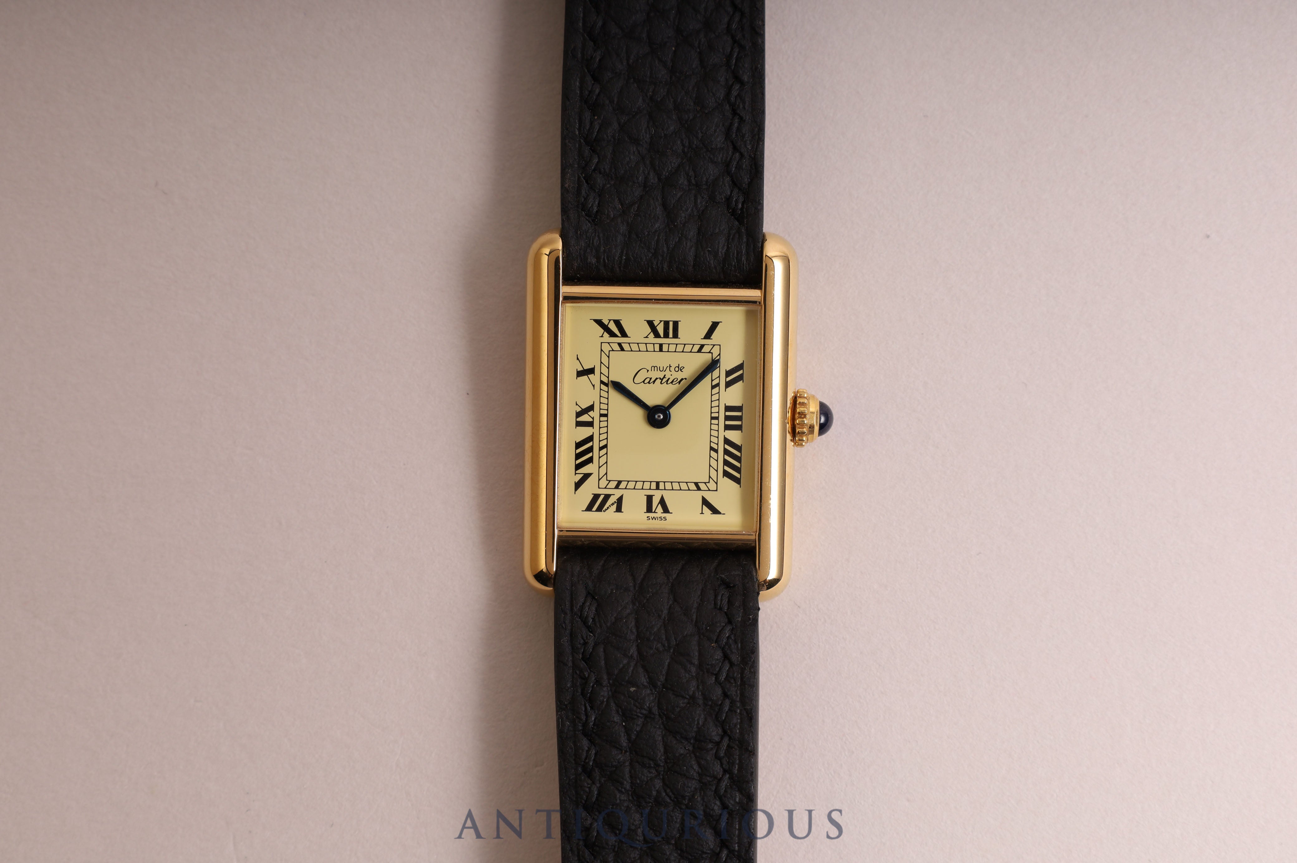 CARTIER Cartier Must Tank SM QZ Ivory Roman Dial