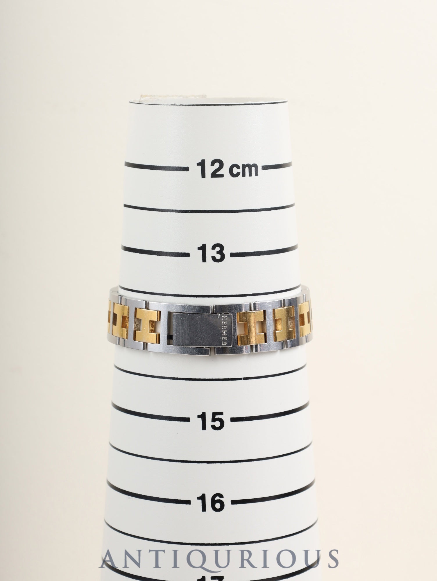 エルメス クロアジュール 54 10 75 クォーツ Cal.976.001 SS/GP  SS/GP ホワイト文字盤 オーバーホール済み