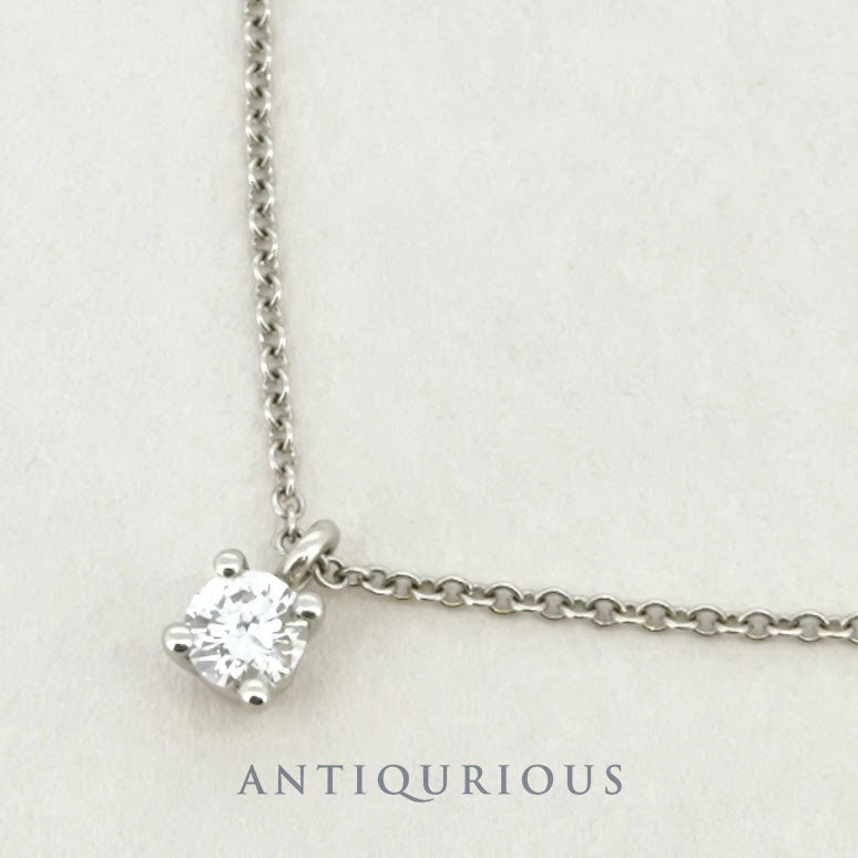 tiffany necklace solitaire diamond