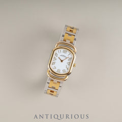 Hermes Rally 77.03 Quartz Cal.976.001 SS/GP SS/GP White Dial Overhauled