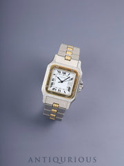 カルティエ サントス ガルベ LM 2961 自動巻き Cal.2671 SS/YG SS/YG ホワイトローマン文字盤 オーバーホール済み