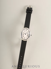 カルティエ ベニュワール SM W1516856 / 1955 クォーツ Cal.057 750WG 革 純正ピンバックル（750WG）ホワイトローマン文字盤（SWISS表記）箱 オーバーホール済み