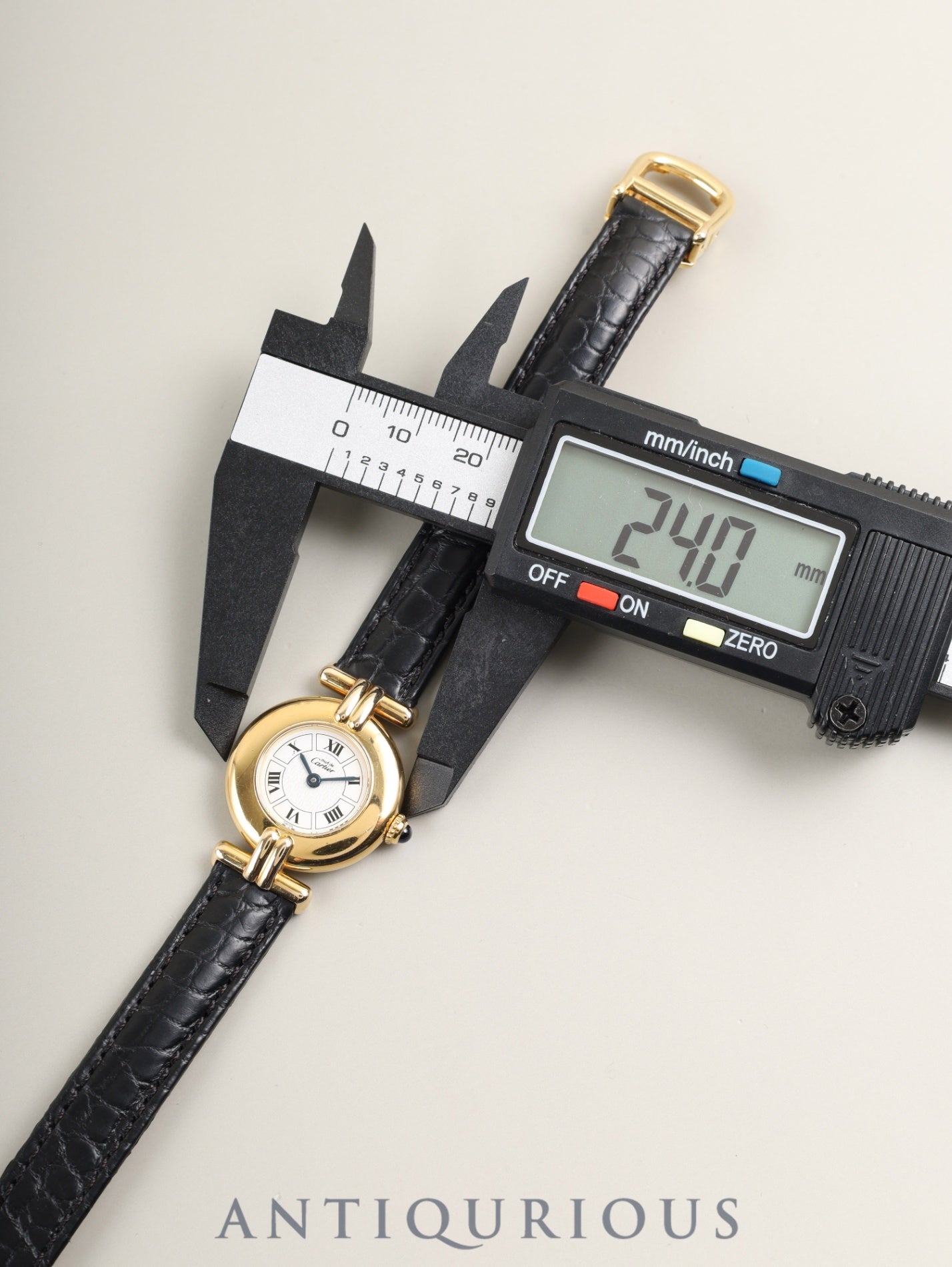 カルティエ マストコリゼ W1009954 / 1902 クォーツ Cal.90 SV925 革