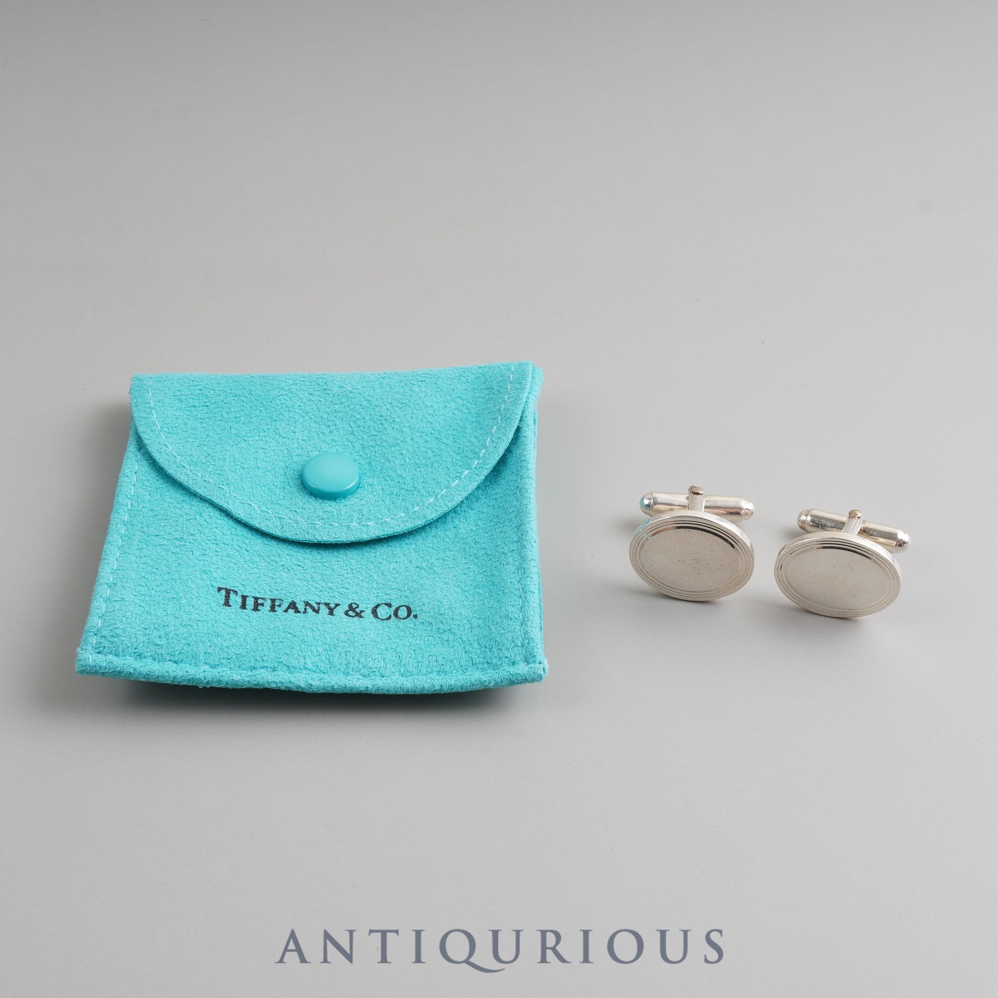 TIFFANY Tiffany Cufflinks Oval SV925 Bag