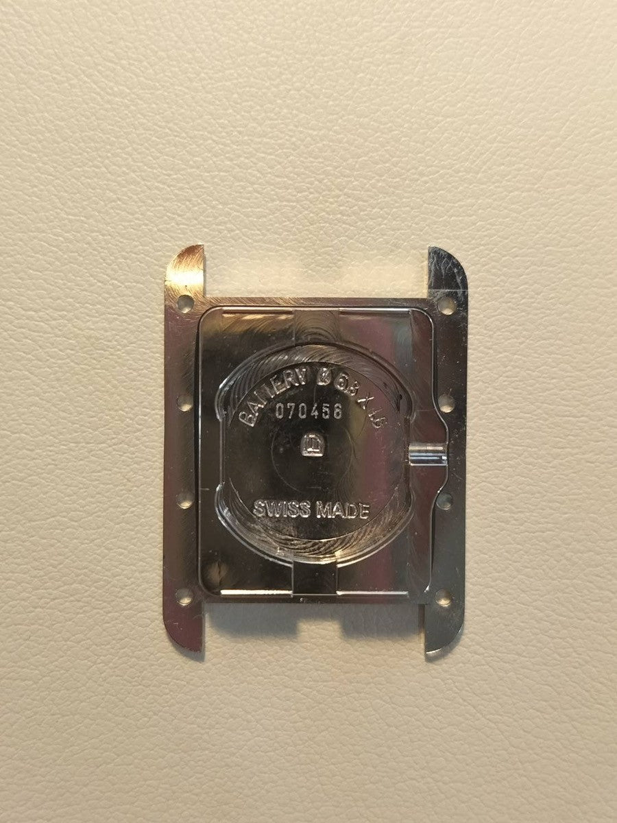 カルティエ マストタンク MM W1014054 / 2416 クォーツ Cal.057 SV925 革 純正Dバックル（SS） ホワイト飛びローマンCC文字盤（SWISS MADE表記） 箱 オーバーホール済み