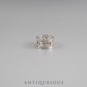 Hermes Chaine d'Ancre Passerelle Ring #51 in Sterling Silver