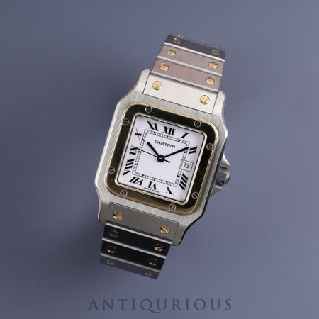 Cartier Santos Galbee LM AC 23.80 gr Automatic SS/YG SS/YG White Dial Cartier Boutique Complete Service