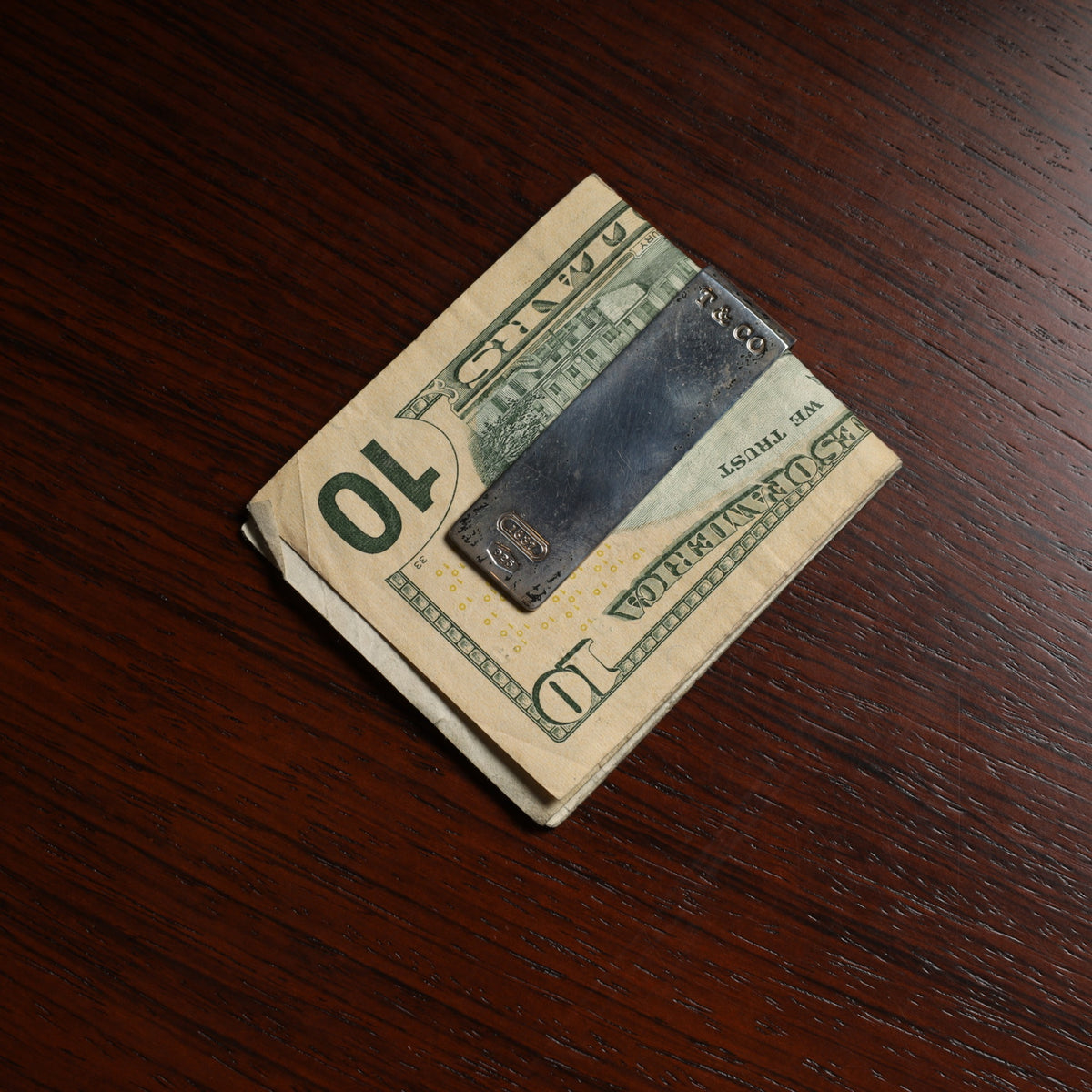 Tiffany Money Clip 1837 SV925 Dust Bag
