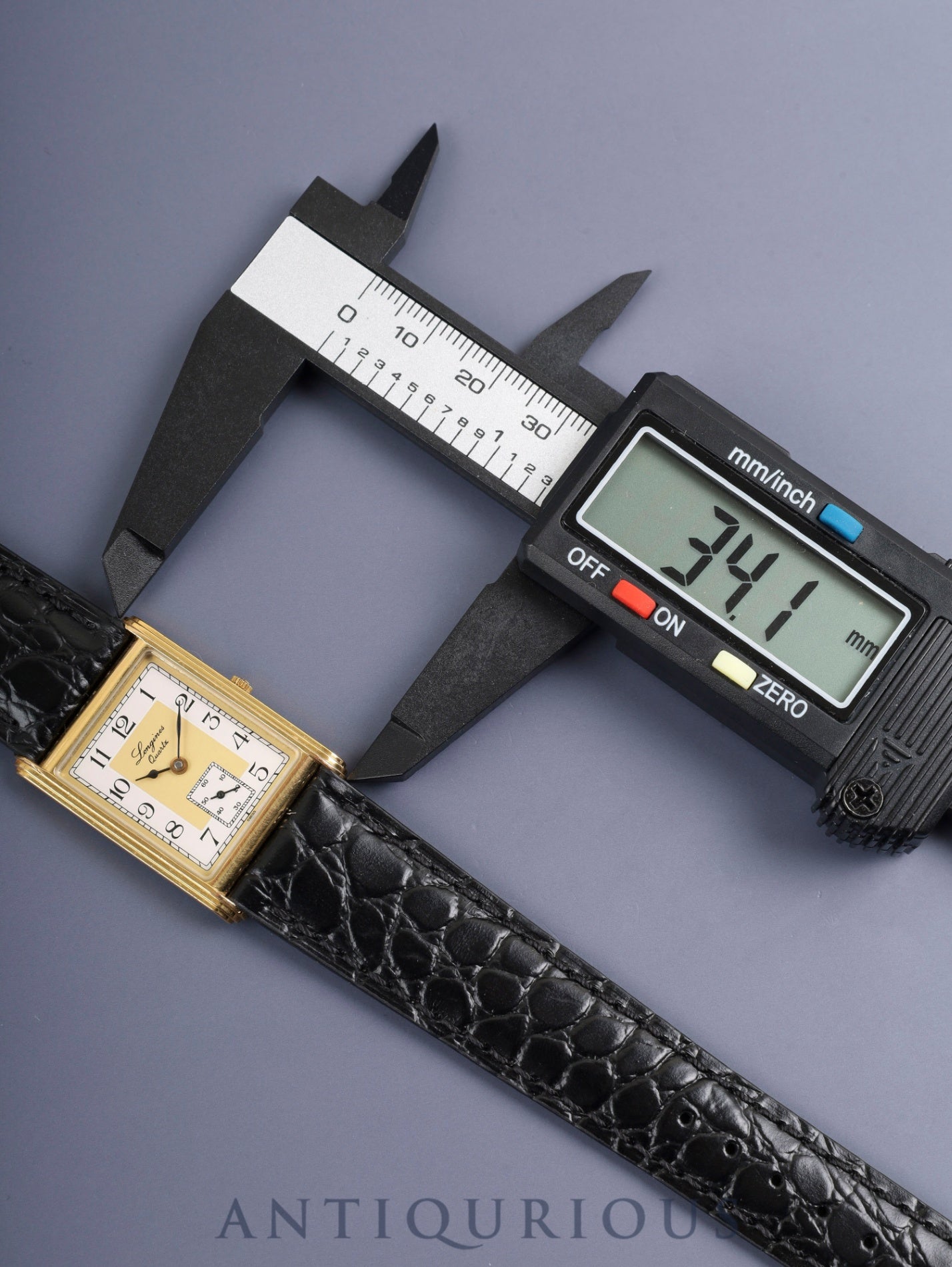 ロンジン 150周年記念モデル 5150 976 クォーツ Cal.L976.2 SS/GP 革 社外尾錠（GP）ホワイト×ゴールド文字盤 オーバーホール済み