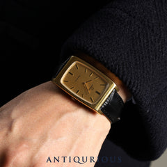 オメガ ジュネーブ 手巻き Cal.625 GP 革 純正尾錠（GP）ゴールド文字盤 オーバーホール済み